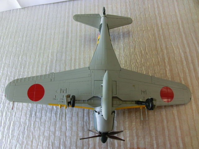  model die-cast old Japan navy department ground fighter (aircraft) purple electro- modified approximately 438g