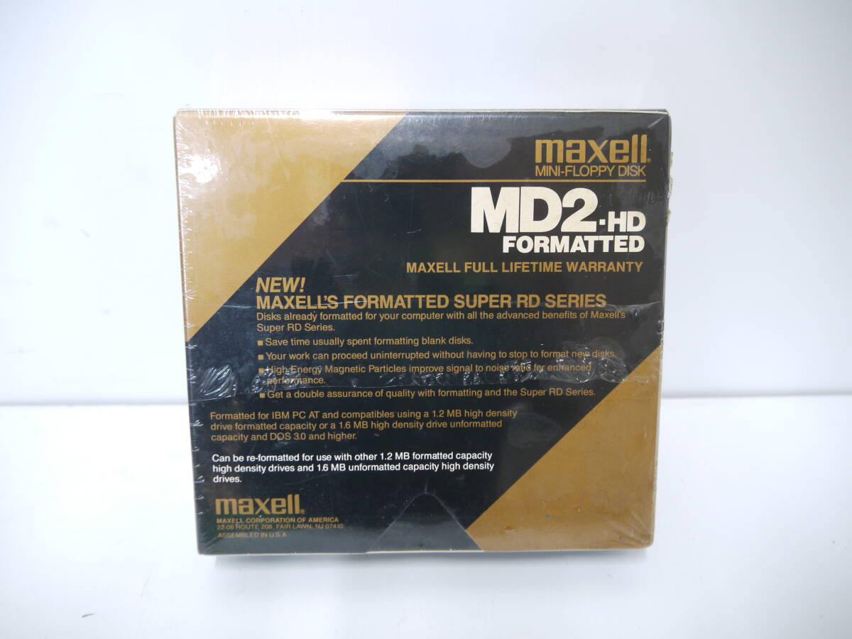 556 未開封 Maxell MD2-HD superRD 10枚パック マクセル フロッピーディスク _画像3