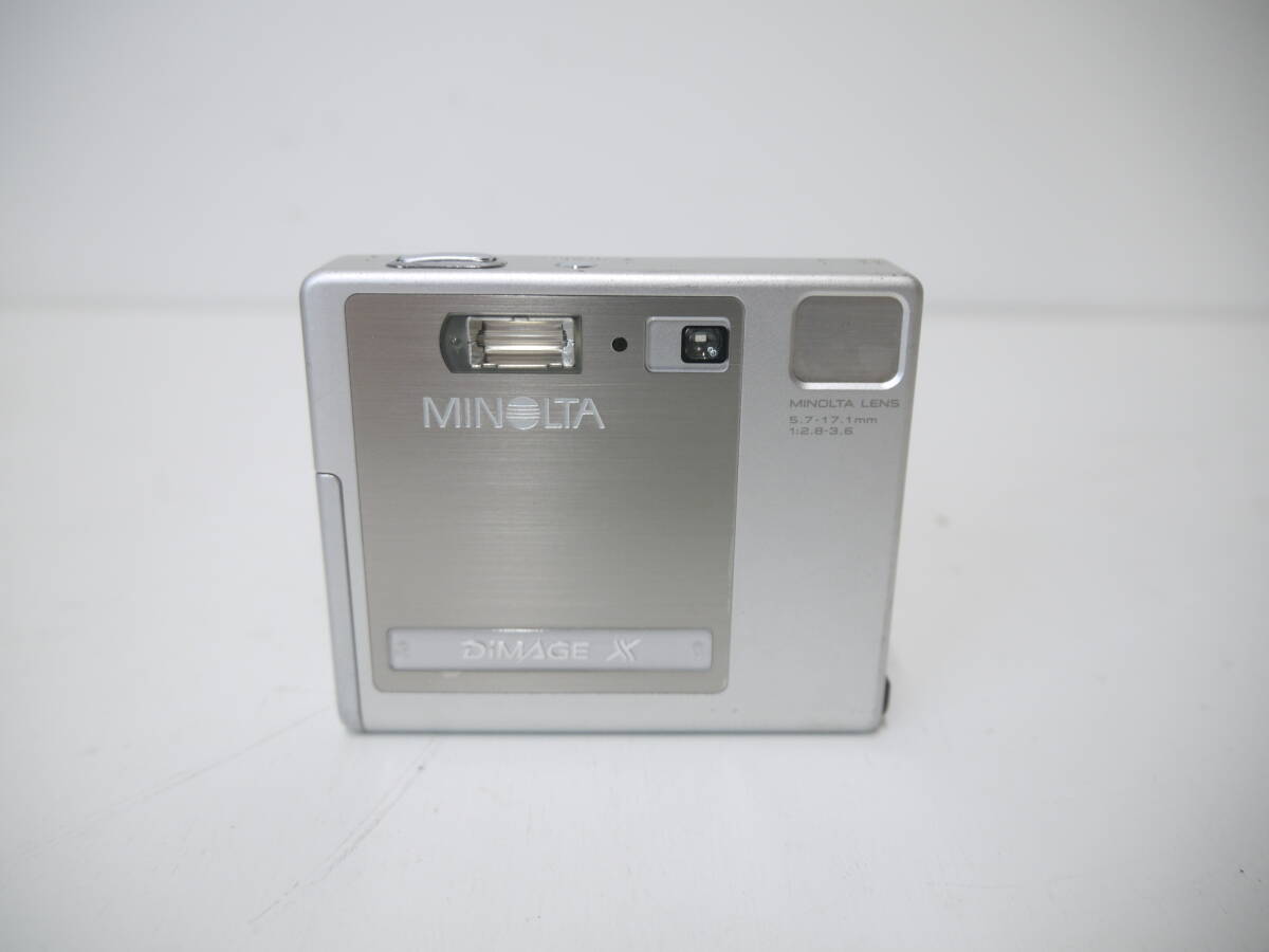 570 MINOLTA DiMAGE Xi MINOLTA LENS 5.7-17.1mm 1:2.8-3.6 ミノルタ ディマージュ バッテリー難有 デジカメ コンデジ デジタルカメラ_画像1