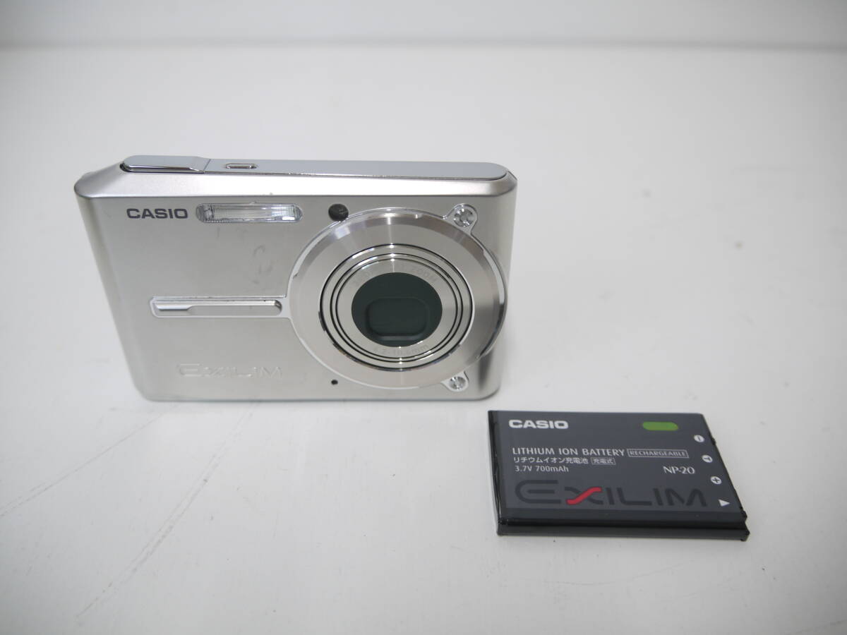 589 CASIO EXILIM EX-S600 3x OPTICAL ZOOM 6.2-18.6mm カシオ エクシリム バッテリー付 未確認 デジカメ コンデジ デジタルカメラ_画像1