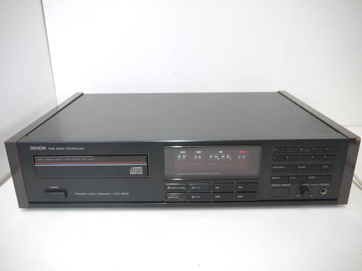 667 DENON DCD-1800R デノン CDプレーヤー CDデッキ オーディオ機器 現状品_画像1