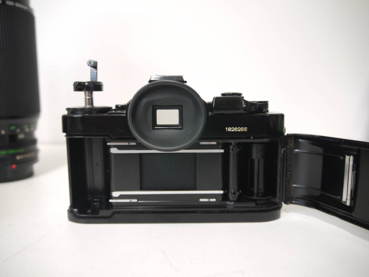 691 Canon A-1 CANONLENS FD 35mm 1:3.5/FD 100-300mm 1:5.6 キャノン MFカメラ フィルムカメラ 単焦点/ズームレンズ付_画像6