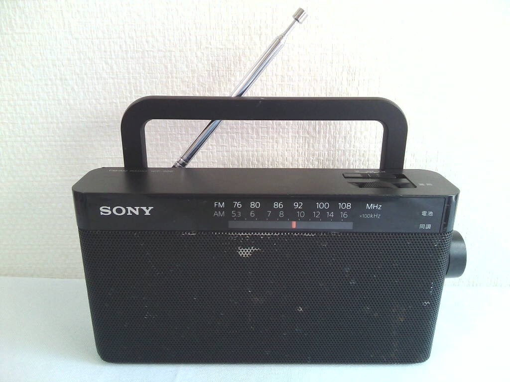 SONY/ソニー 　 FM/AM　ポータブルラジオ　ICF-306 ★動作品_画像1