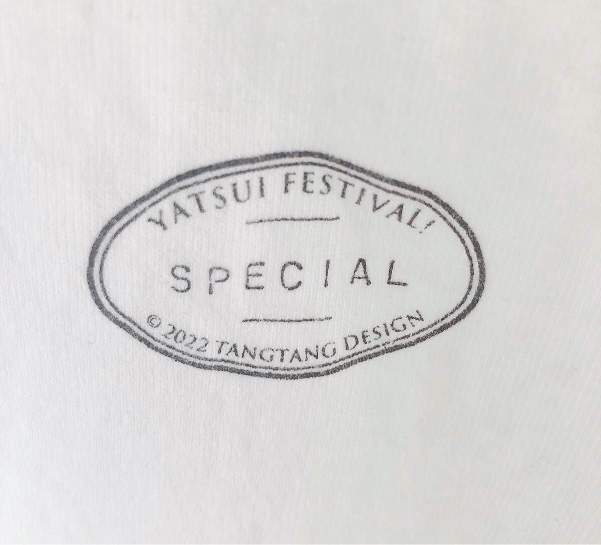 【GILDAN】YATSUI FESTIVAL FES/TangTangデザイン/ギルダン/ロゴ/Tシャツ/ホワイト/白【人気】
