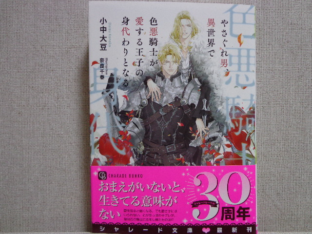 ３月新刊◆小中大豆／奈良千春【やさぐれ男、異世界で色悪騎士が愛する王子の身代わりとなる】の画像1