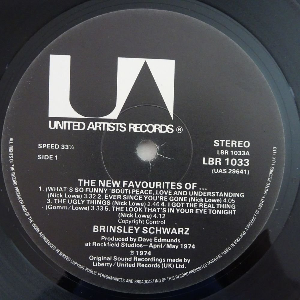 10025875;[UK запись ]Brinsley Schwarz / The New Favourites Of