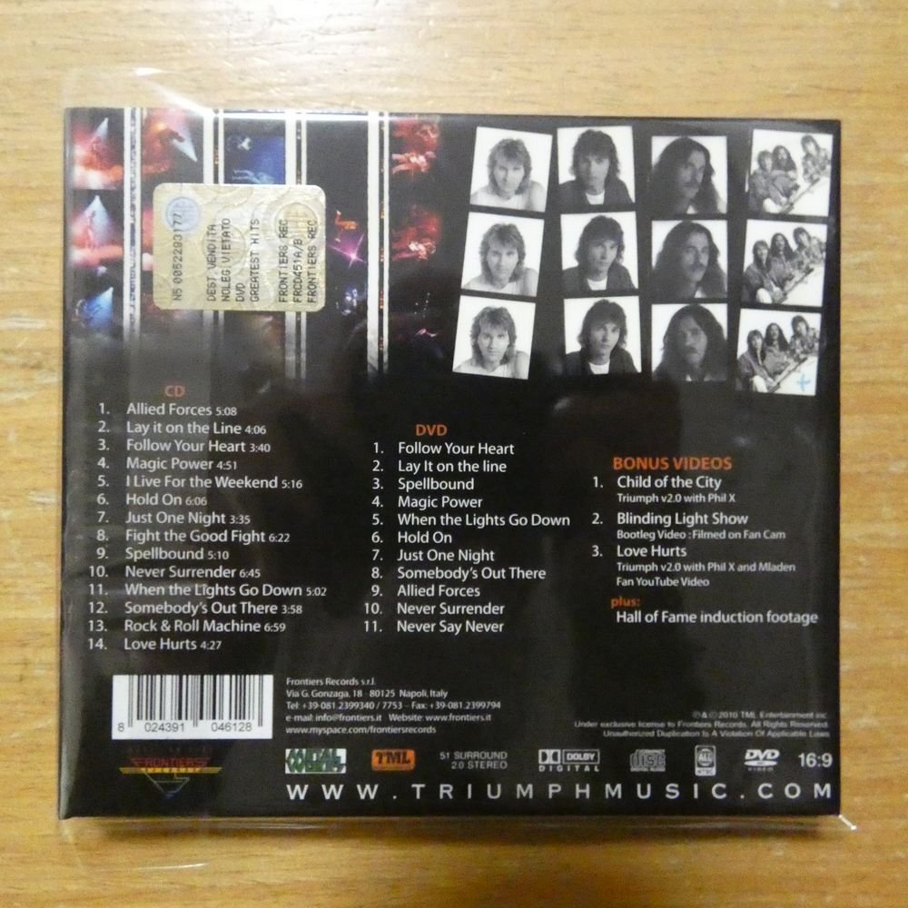 8024391046128;【CD+DVD】TRIUMPH / GREATEST HITS_画像2