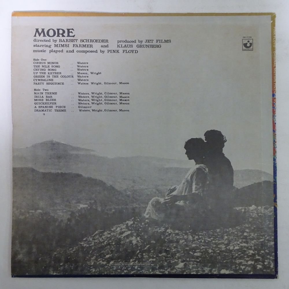 10025876;【US盤】Pink Floyd / Original Motion Picture Soundtrack From The Film Moreの画像2