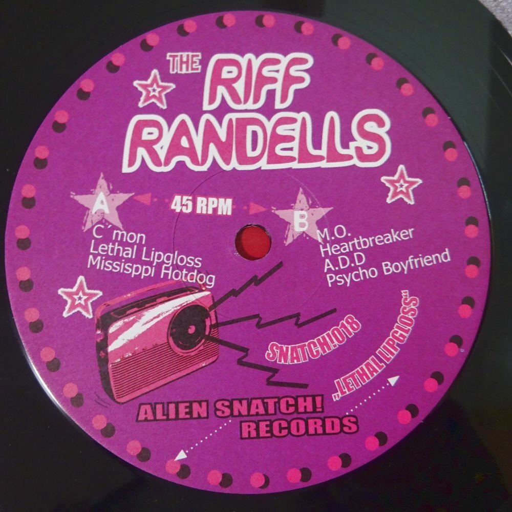 10025885;【Germany盤/10inch】The Riff Randells / Lethal Lipglossの画像3