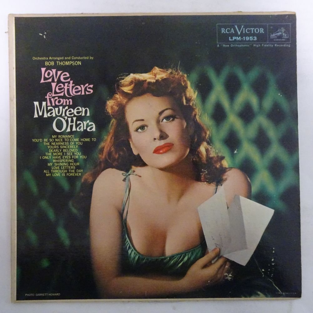 14031133;【US盤/RCA VICTOR/黒銀ニッパー/深溝/MONO/マト両面手書3S】Maureen O'Hara / Love Letters From Maureen O'Haraの画像1