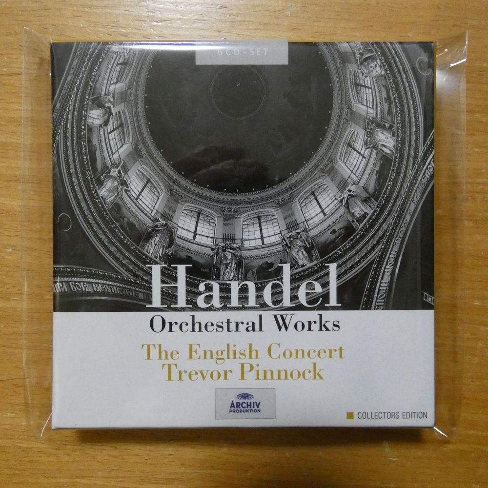 41098479;【6CDBOX】PINNOCK / HANDEL:ORCHESTRAL WORKSの画像1