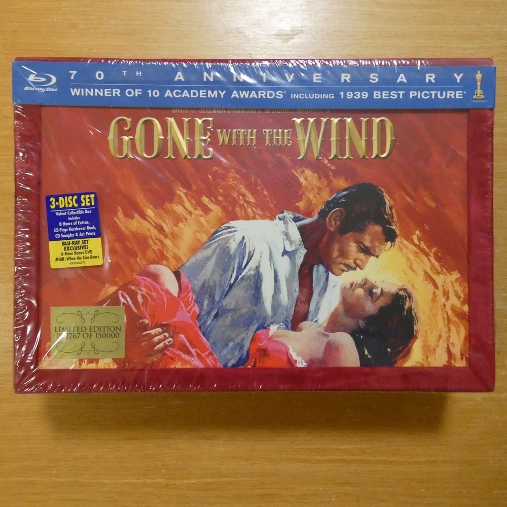 41098660;【未開封/3Blu-rayBOX】 / Gone with the Windの画像1