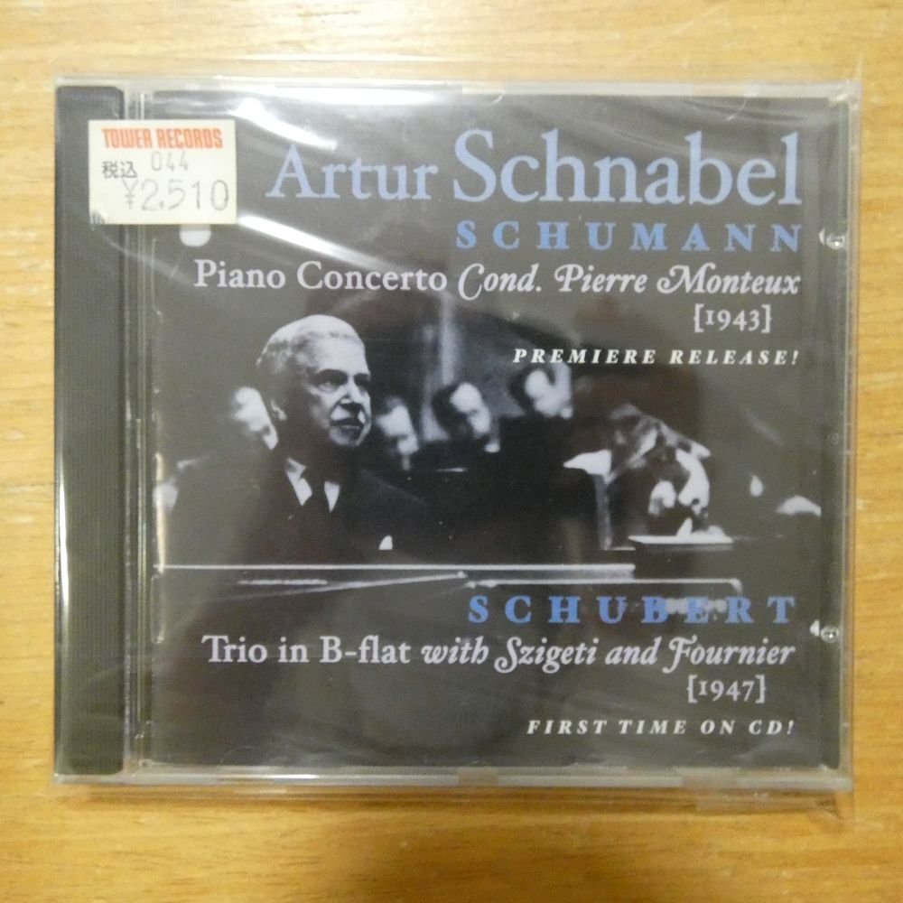 017685111129;【未開封/CD/MUSIC&ARTS】SCHNABEL / SCHUMANN:PIANO CONCERTO&SCHUBERT:TRIO,D.898(CD1111)の画像1