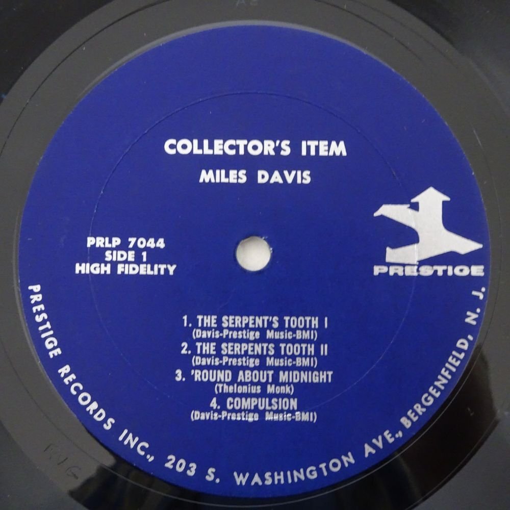 14031260;【US盤/PRESTIGE/右紺ラベル/MONO/手書RVG刻印/コーティング】Miles Davis / Collectors' Itemsの画像3