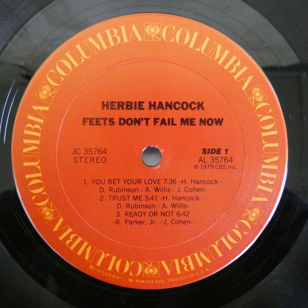 46075295;【US盤/シュリンク】Herbie Hancock / Feets Don't Fail Me Nowの画像3