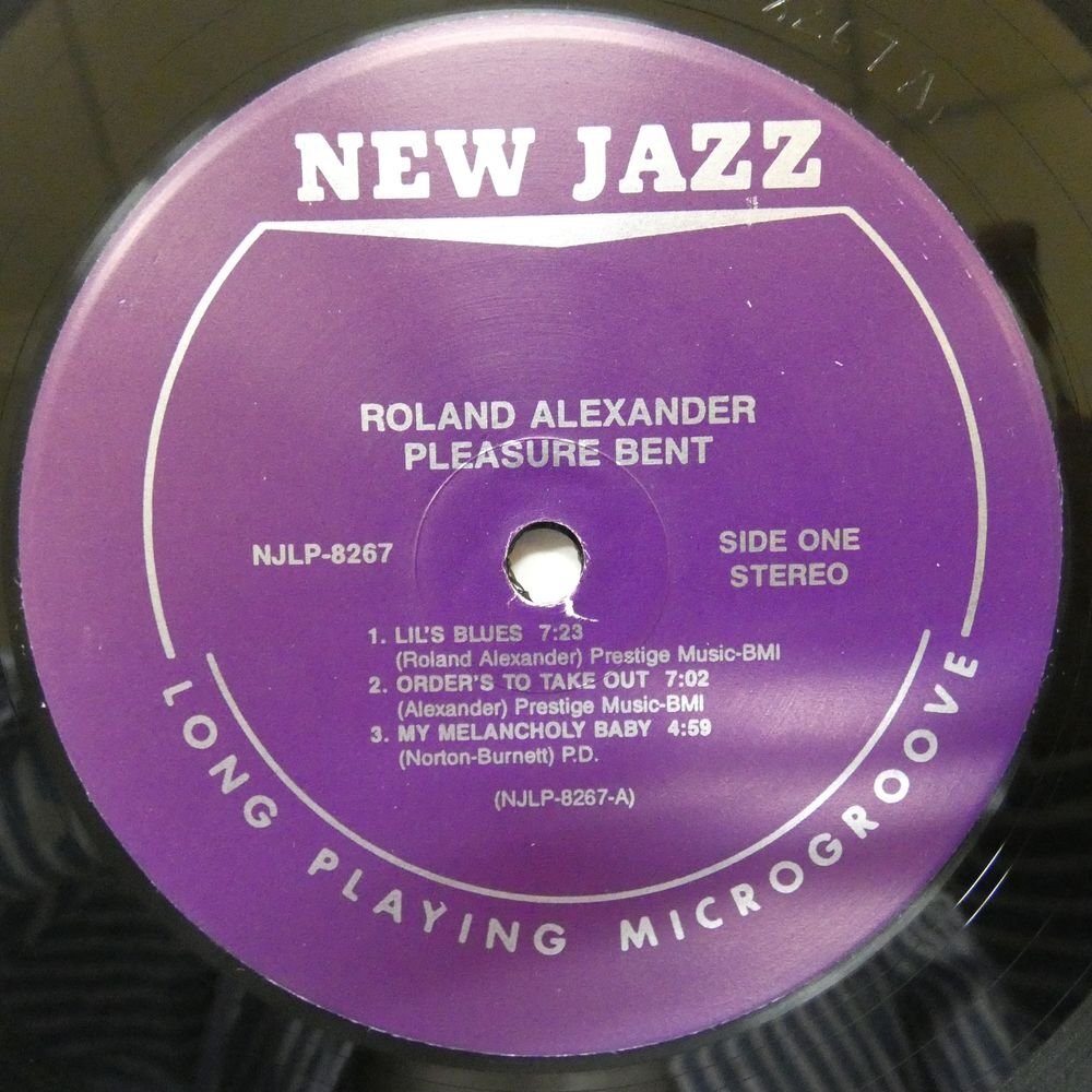 46075401;【US盤/NEW JAZZ】Roland Alexander With Marcus Belgrave / Pleasure Bentの画像3