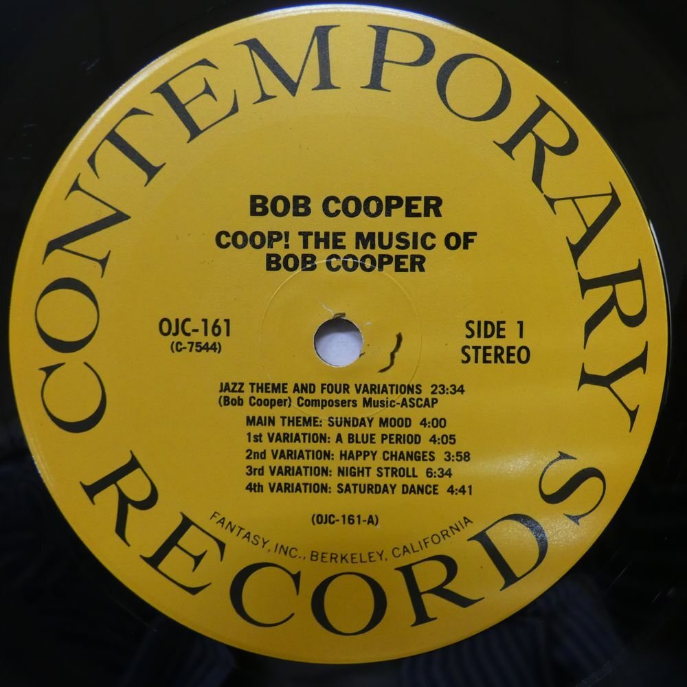 46075394;【US盤/OJC CONTEMPORARY/シュリンク】Bob Cooper / Coop! The Music Of Bob Cooperの画像3