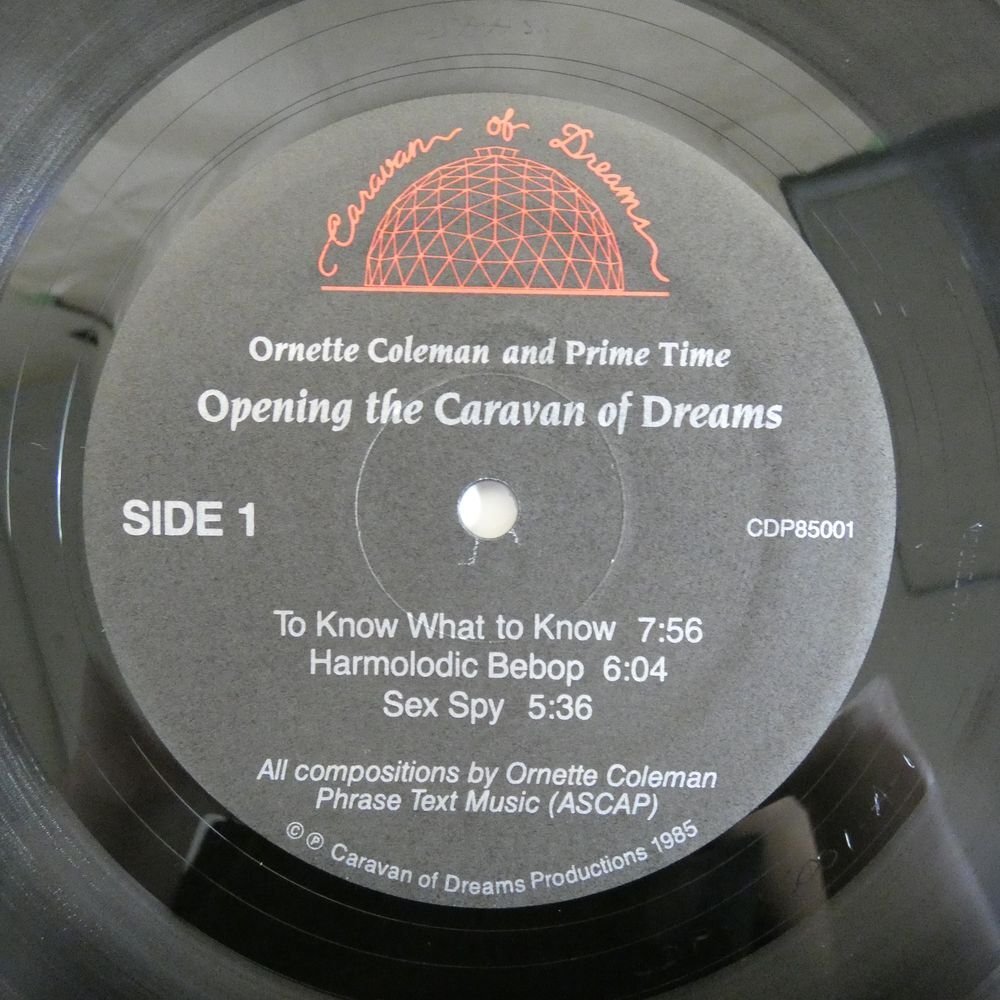 47060082;【US盤/Caravan of Dreams】Ornette Coleman And Prime Time / Opening The Caravan Of Dreams_画像3