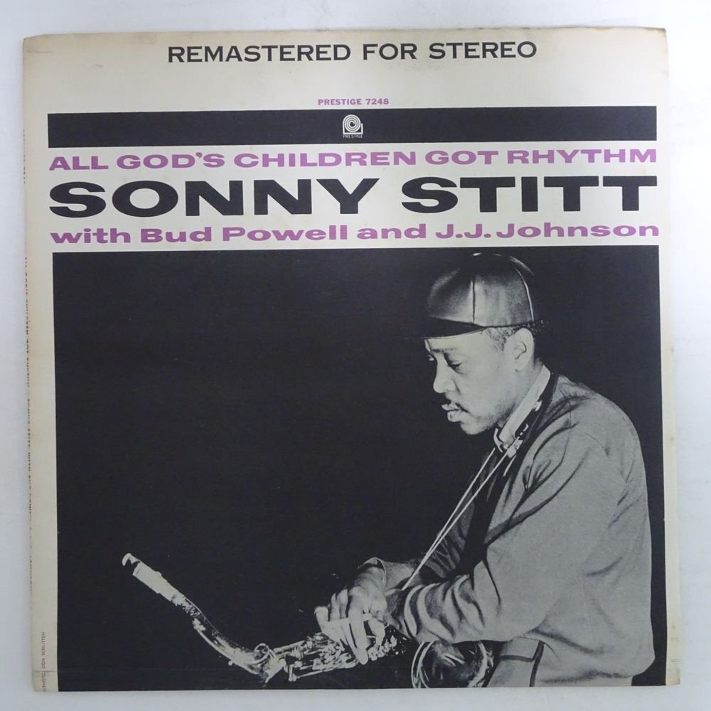 14031369;【美盤/US盤/PRESTIGE/右紺ラベル】Sonny Stitt With ... / All God's Children Got Rhythmの画像1