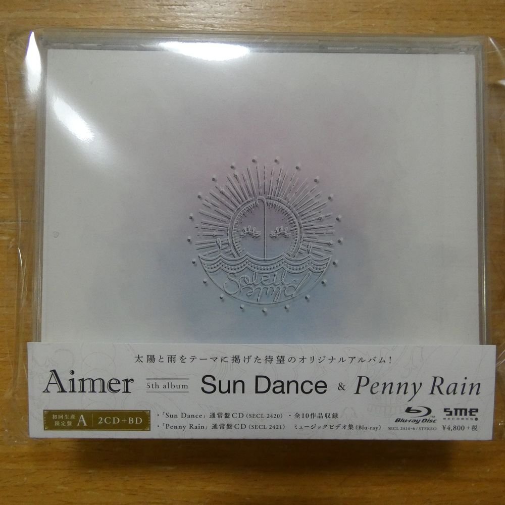 4547366396225;【2CD+Blu-rayBOX】Aimer / SUN DANCE&PENNY RAIN　SECL-2416-6_画像1
