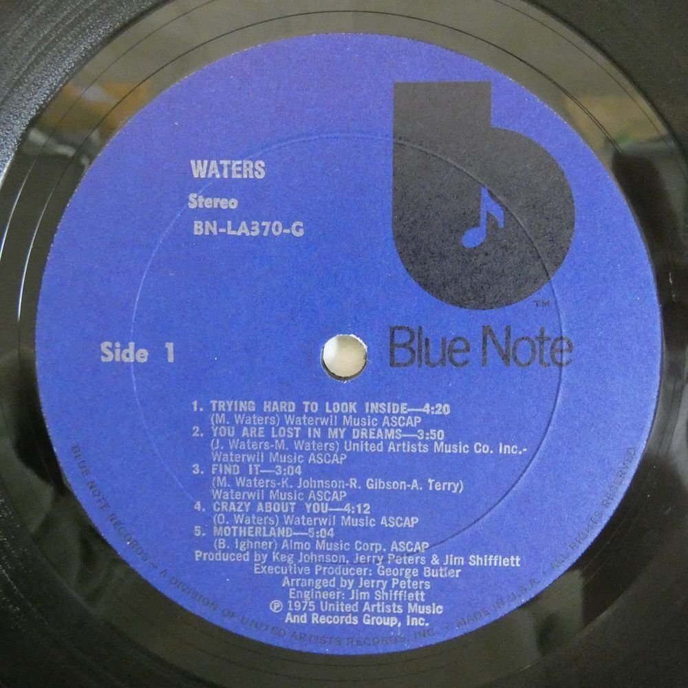 46075429;【US盤/BLUE NOTE】Waters / S・T_画像3