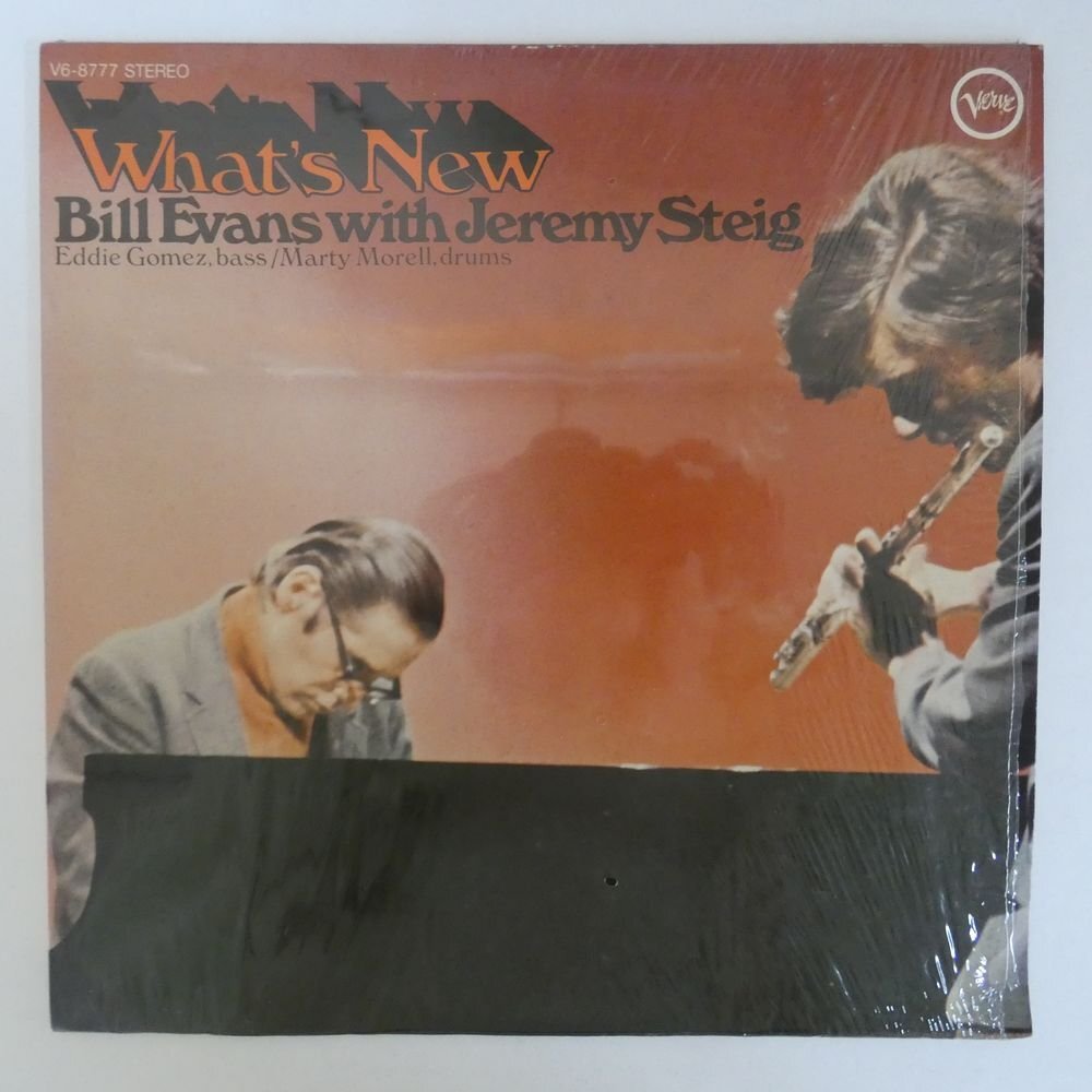46075470;【US盤/Verve/黒T字/深溝/シュリンク】Bill Evans With Jeremy Steig / What's New_画像1