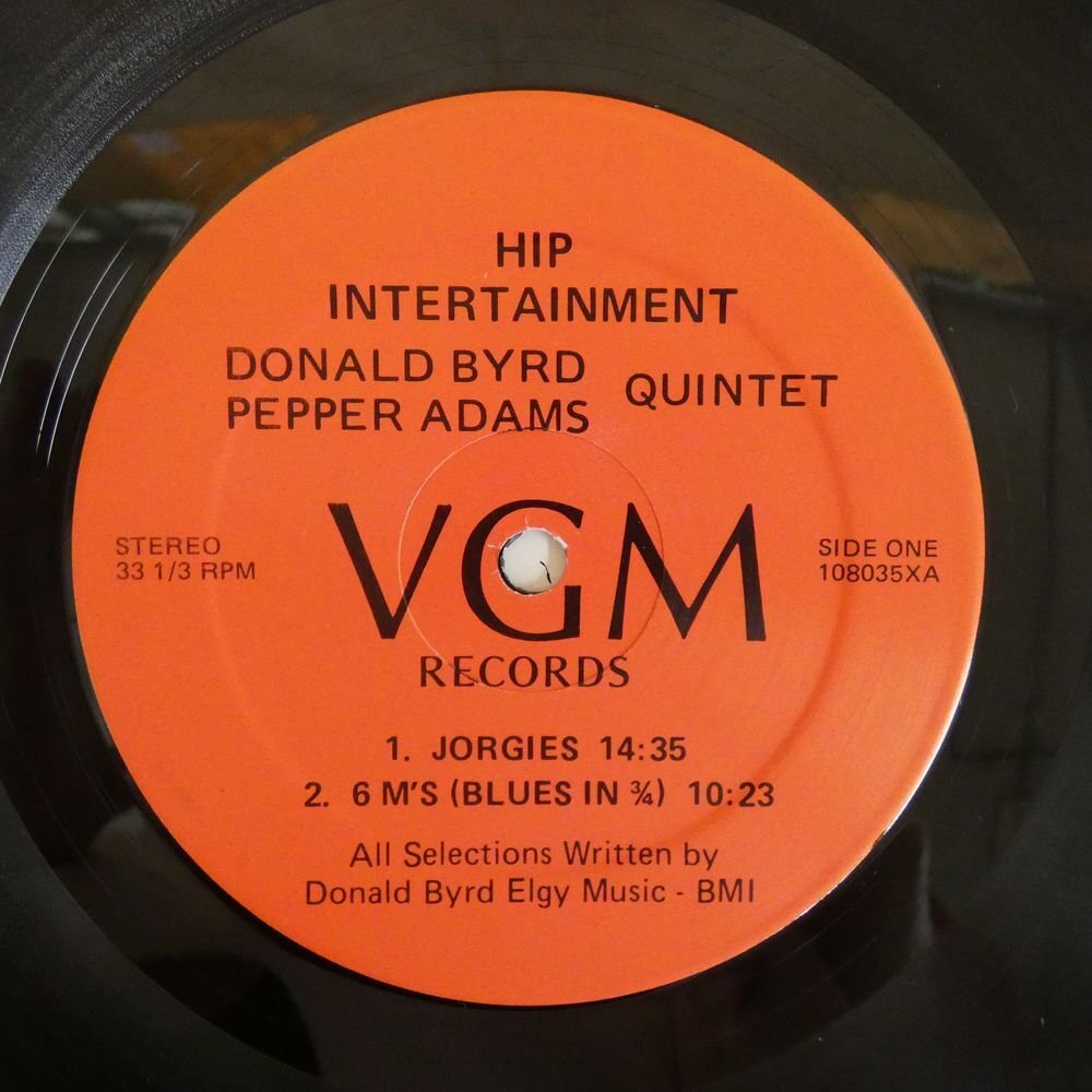 47060142;【US盤/VGM】Donald Byrd, Pepper Adams Quintet / Hip Intertainment_画像3