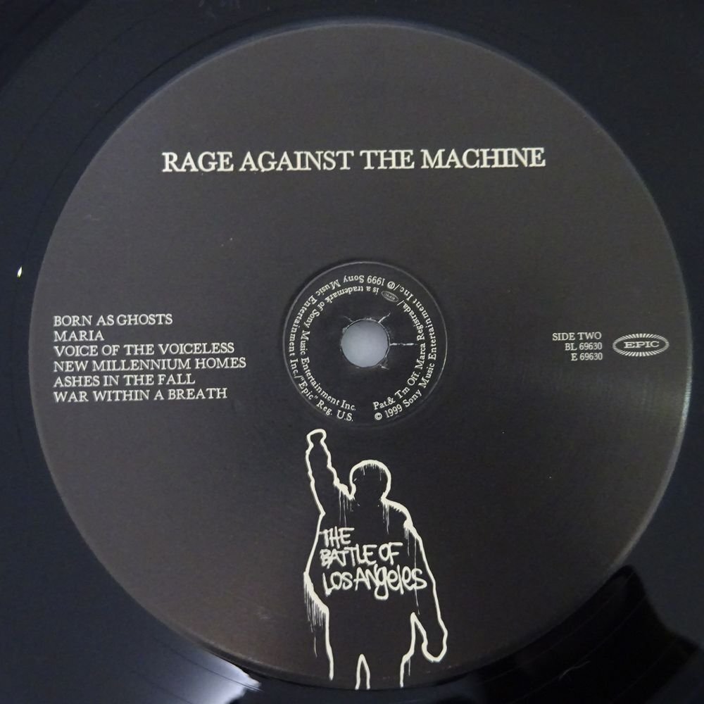 14031036;【USオリジナル/スリップマット付/ハイプステッカー/シュリンク付】Rage Against The Machine / The Battle Of Los Angeles_画像4