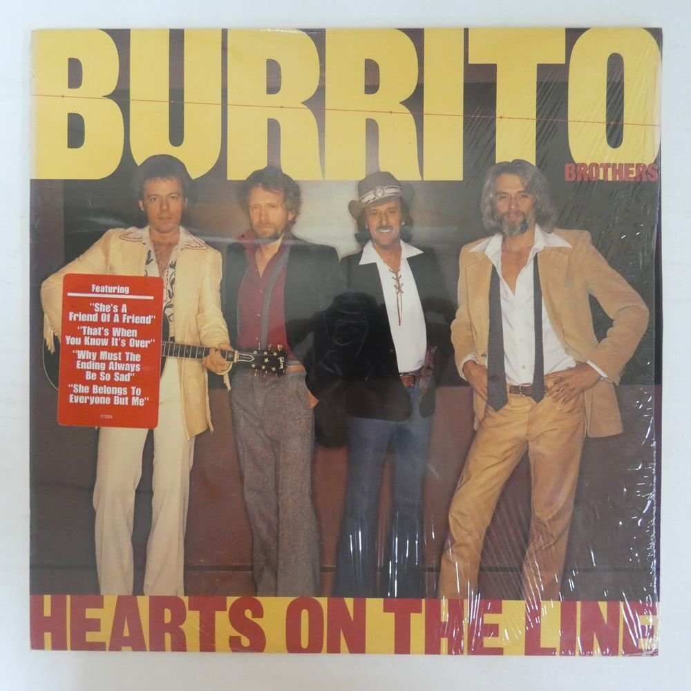 46075764;【US盤/シュリンク/ハイプステッカー】Burrito Brothers / Hearts On The Line_画像1