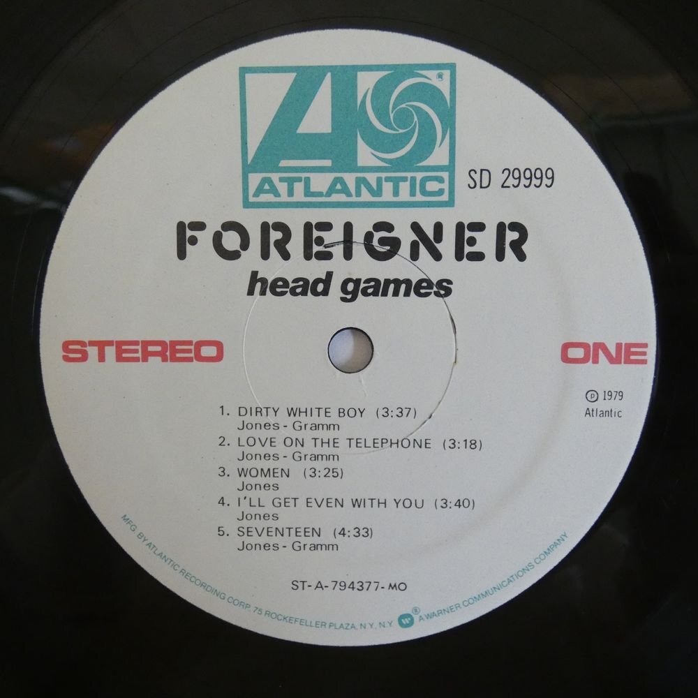 46075767;【US盤】Foreigner / Head Games_画像3