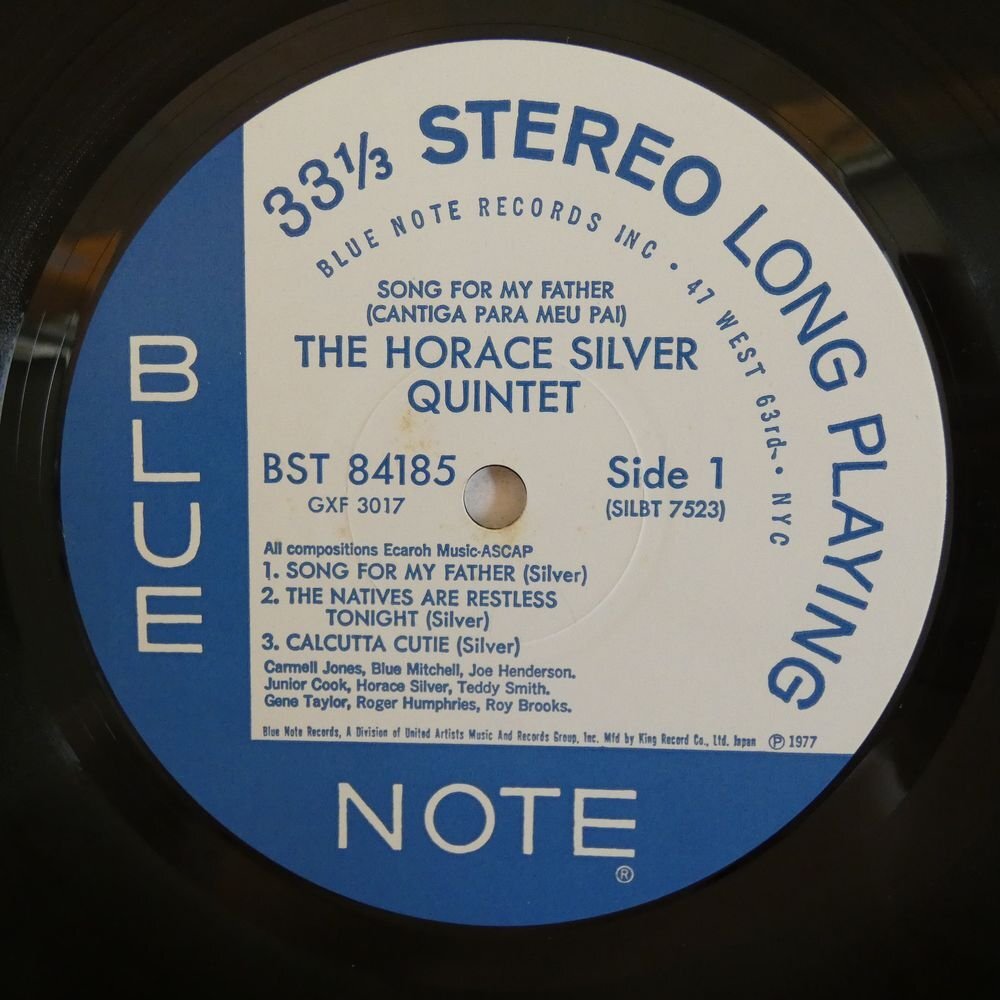 46075851;[ domestic record / King BLUENOTE/ beautiful record ]The Horace Silver Quintet/Song For My Father (Cantiga Para Meu Pai)