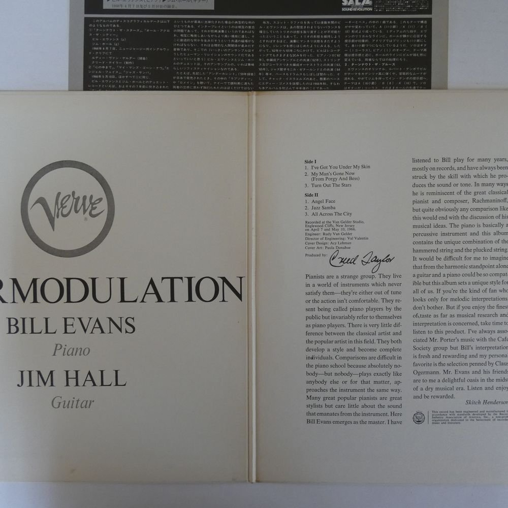 46075985;【国内盤/Verve/見開き】Bill Evans, Jim Hall / Intermoduation_画像2