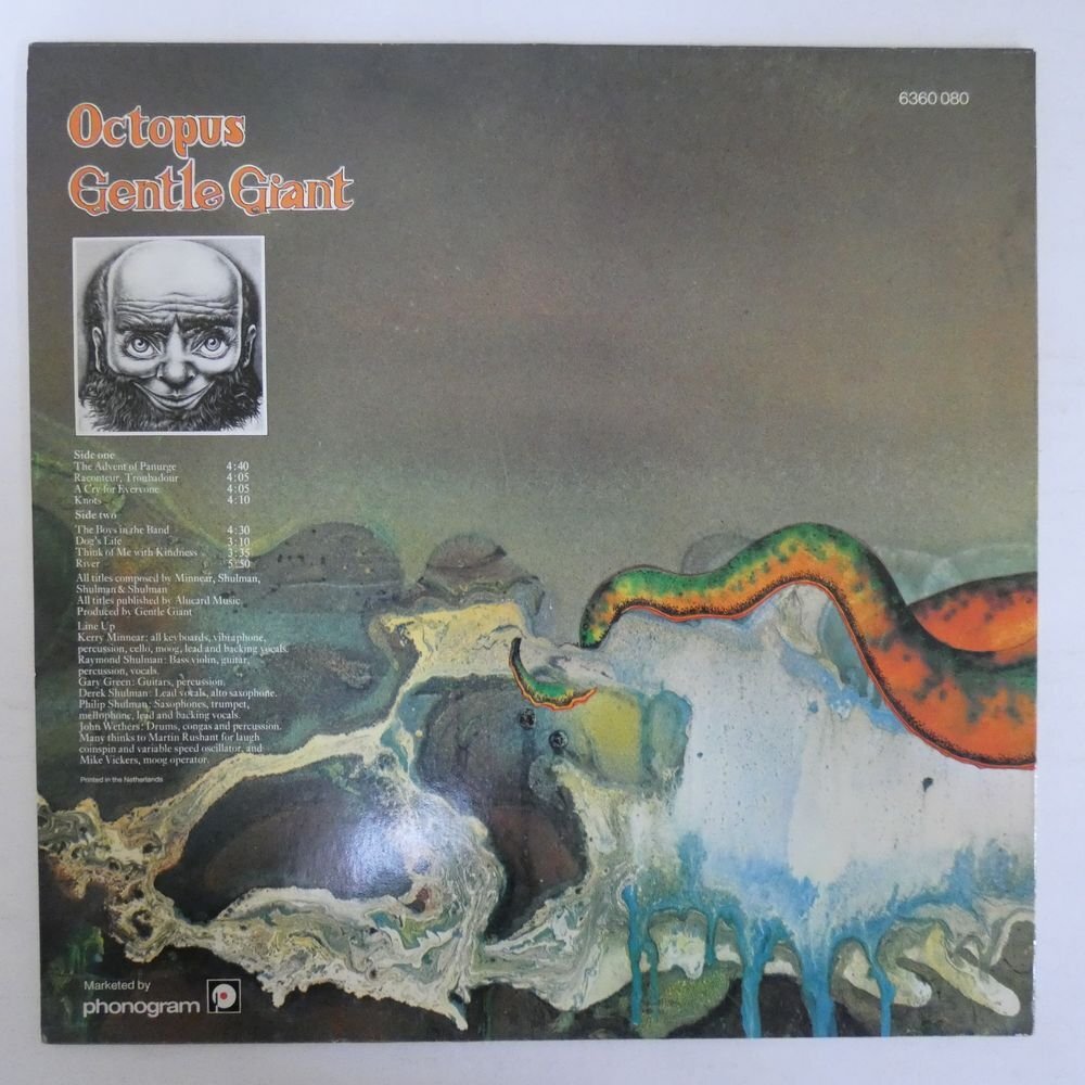 46076129;【Europe盤/美盤】Gentle Giant / Octopus_画像2