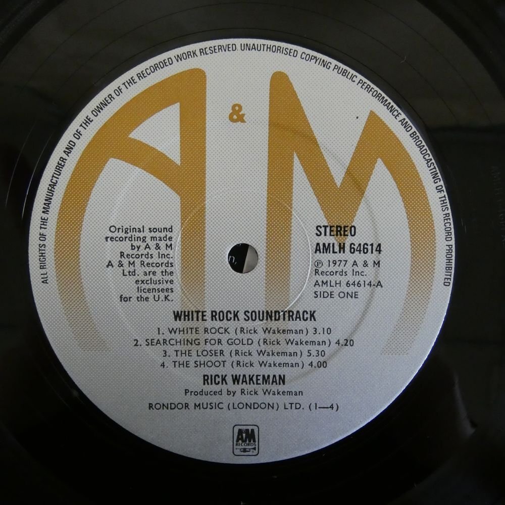 46076175;【UK盤】Rick Wakeman / White Rock_画像3