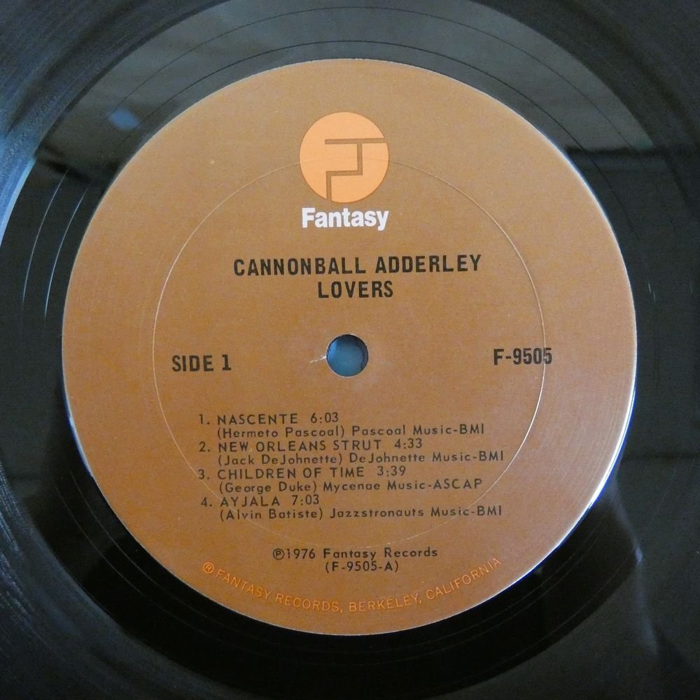 46076266;【US盤/Fantasy/見開き】Cannonball Adderley / Lovers_画像3