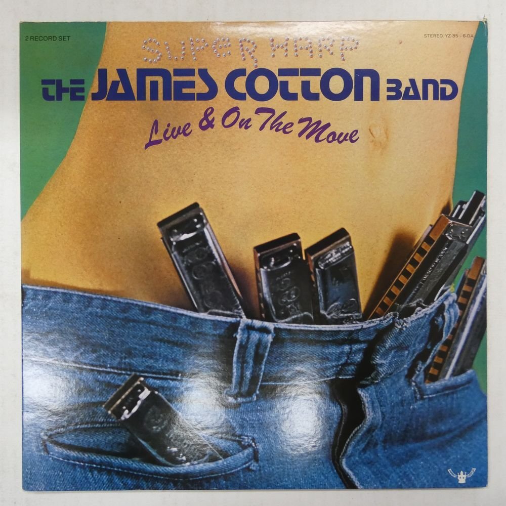 47060439;【国内盤/2LP/見開き】The James Cotton Band / Live & On the Move_画像1