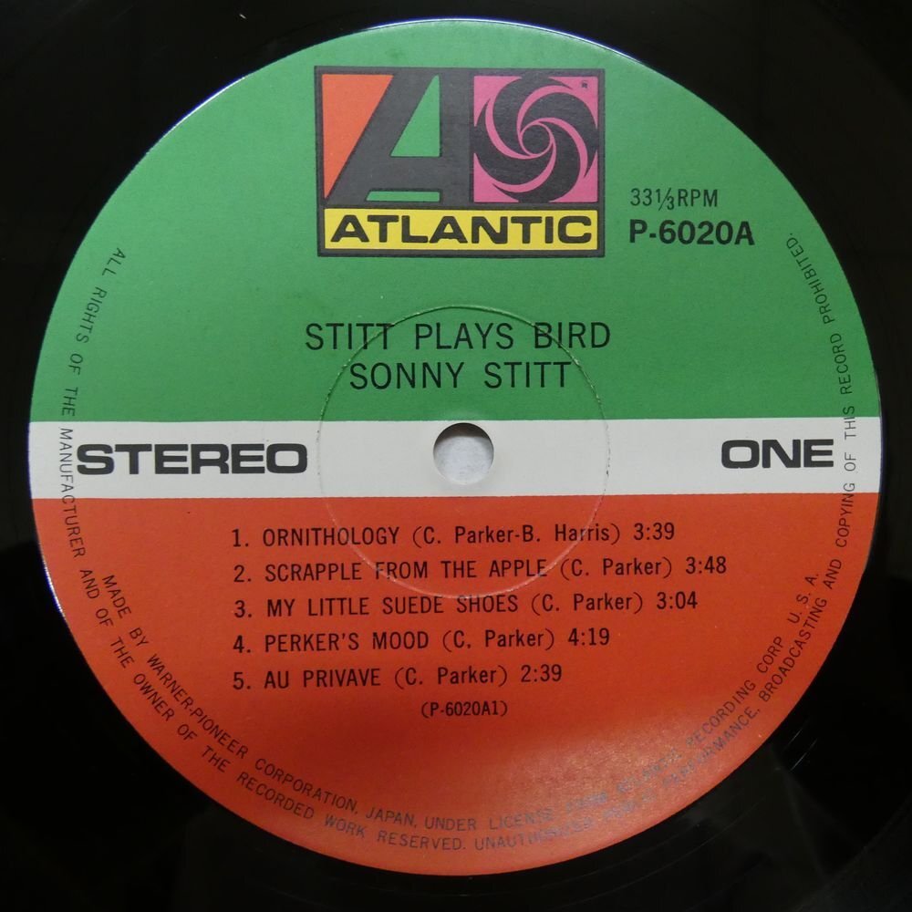 47060458;【国内盤】Sonny Stitt / Stitt Plays Bird_画像3