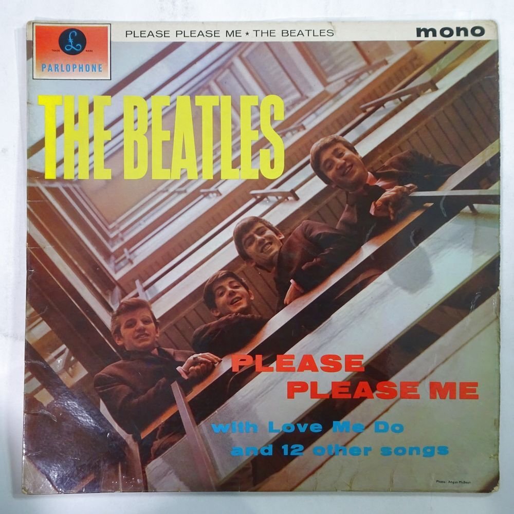 14031537;【UK初期プレス/MONO/Yellow Parlophone/マト両面1N】The Beatles / Please Please Me プリーズ・プリーズ・ミー_画像1