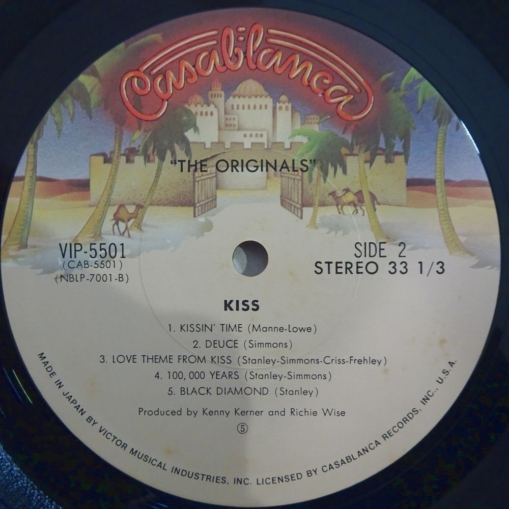 14031531;【初回帯付/3LP/限定プレス/ステッカー・ブックレット・ロックカード付/特殊ジャケ】Kiss キッス / The Originals 地獄の全貌_画像5