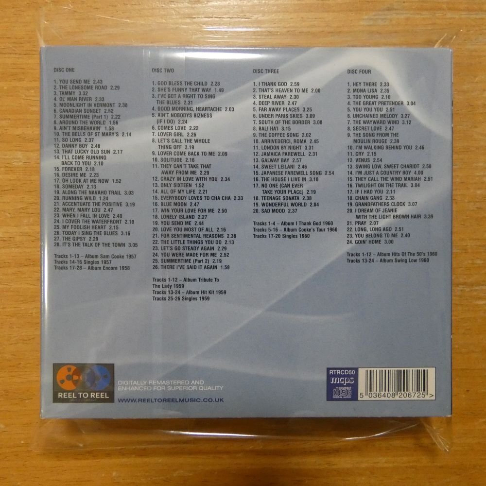 5036408206725;[4CD]SAM COOKE / 8 CLASSIC ALBUMS PLUS BONUS SINGLES RTRCD-50