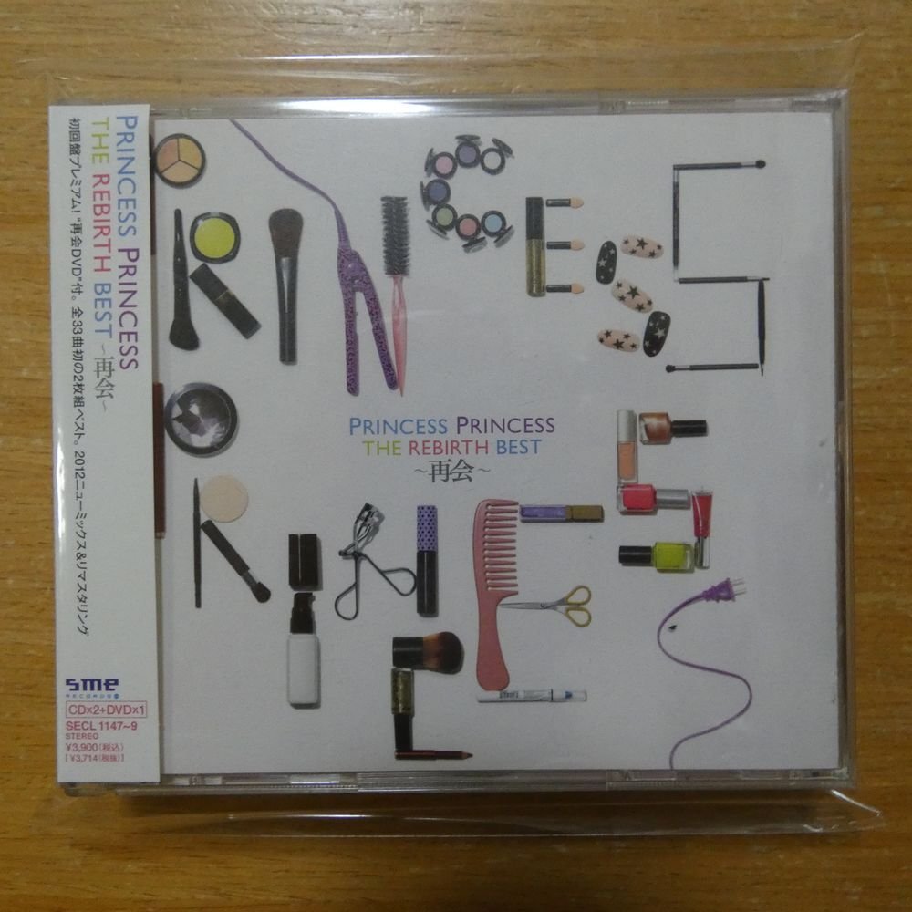 4547557010732;【2CD+DVD】PRINCESS PRINCESS / THE REBIRTH BEST~再会~　SECL-1147~9_画像1