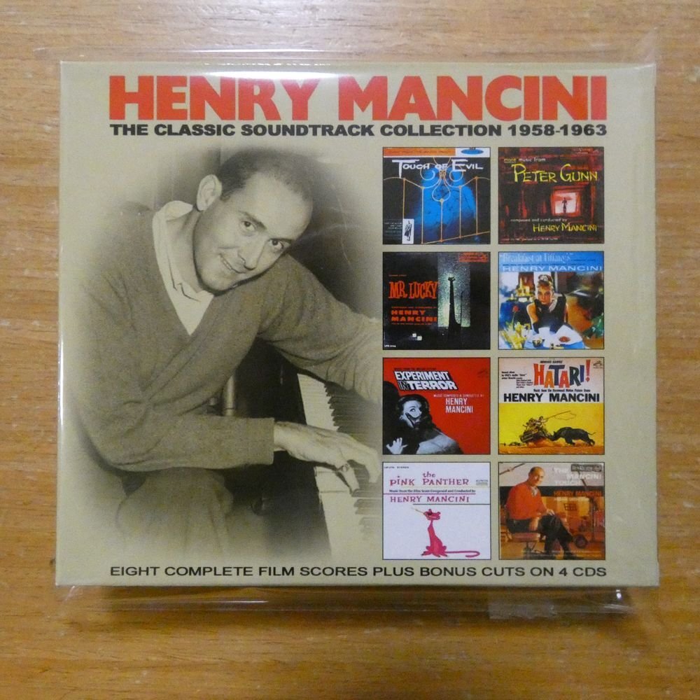 823564817606;【4CD】O・S・T / HENRY MANCINI-THE CLASSIC SOUNDTRACK COLLECTION 1958-1963　EN4CD-9148_画像1