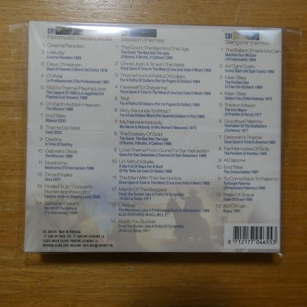 8712177046553;[3CD]O*S*T / ENNIO MORRICONE-FILM MUSIC MAESTRO SELECTED WORKS DEL-800105
