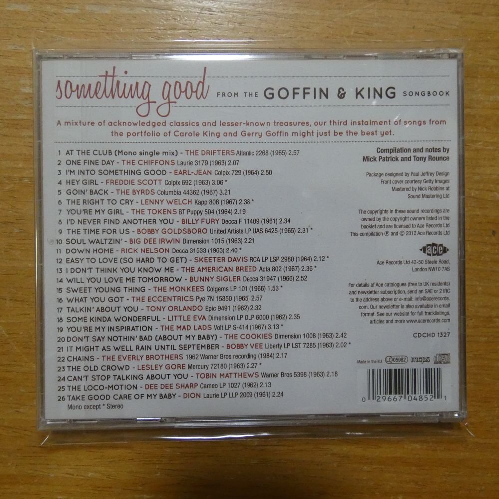 029667048521;【CD/ace】Ｖ・A / Something Good : From The Goffin & King Songbook　CDCHD-1327_画像2