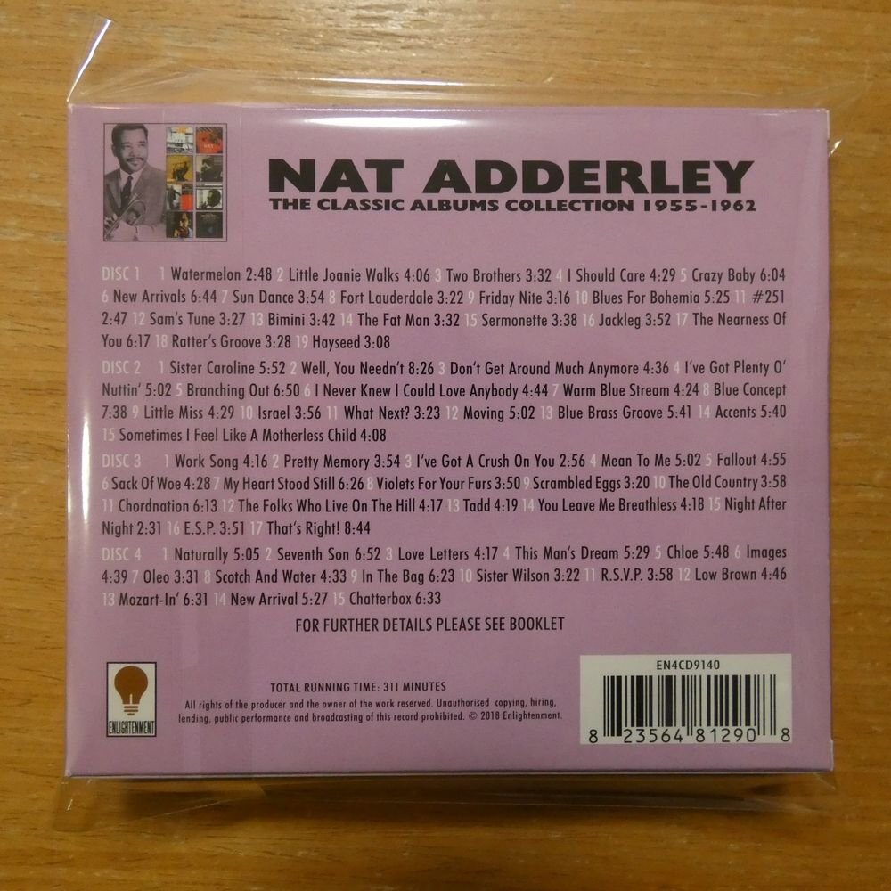 823564812908;[4CD]NAT ADDERLEY / THE CLASSIC ALBUMS COLLECTION 1955-1962 EN4CD-9140