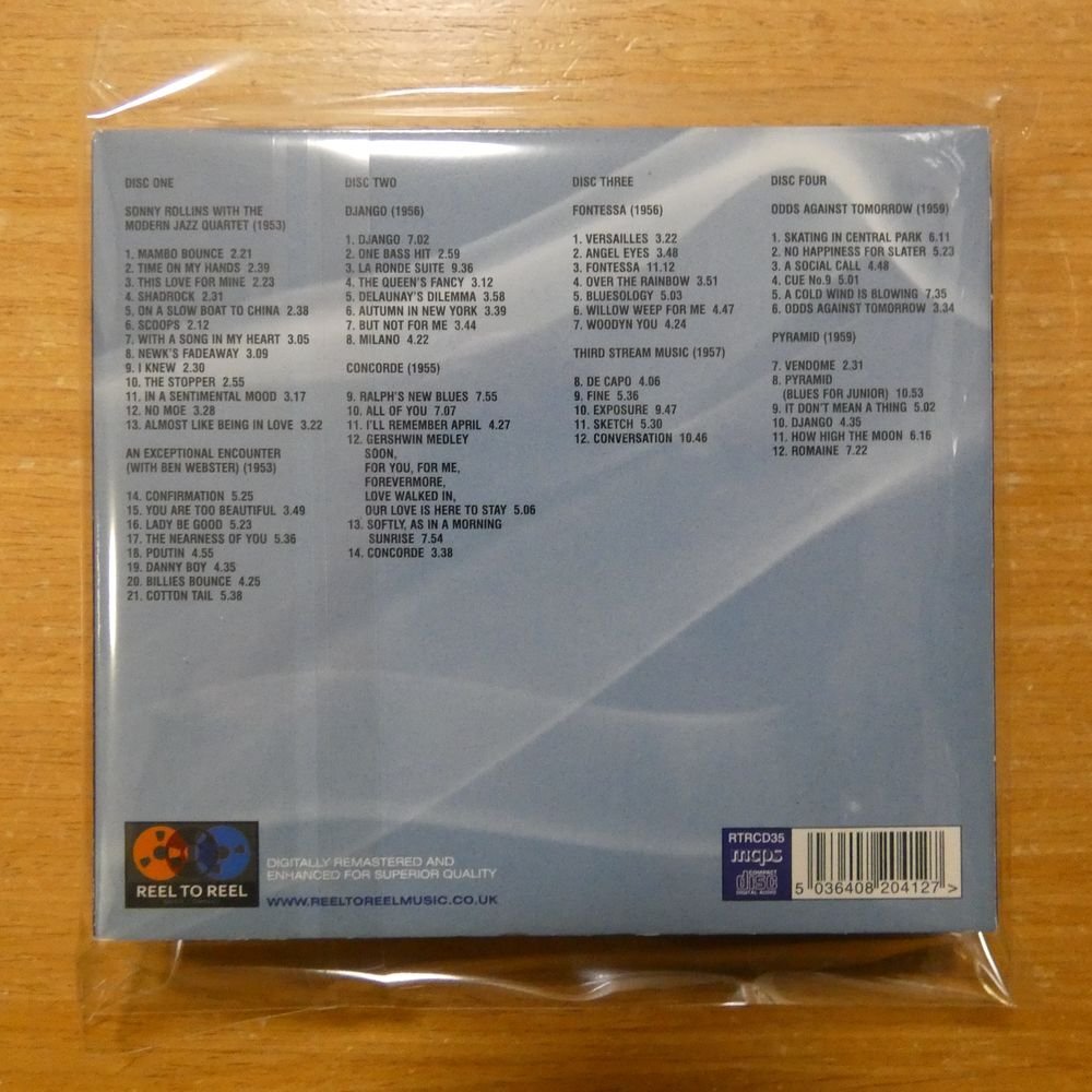 5036408204127;[4CD]MODERN JAZZ QUARTET / 8 CLASSIC ALBUMS RTRCD-35