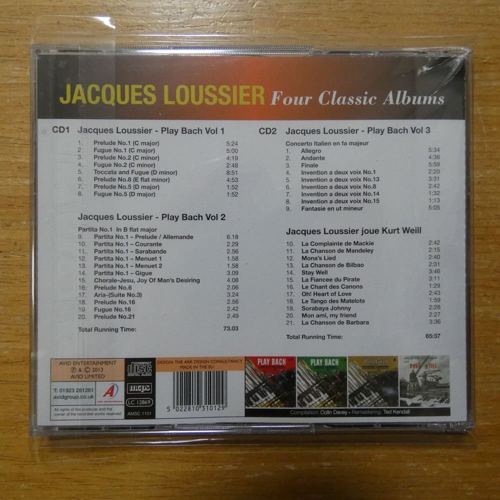 5022810310129;【2CD】JACQUES LOUSSIER / FOUR CLASSIC ALBUMS　AMSC-1101_画像2