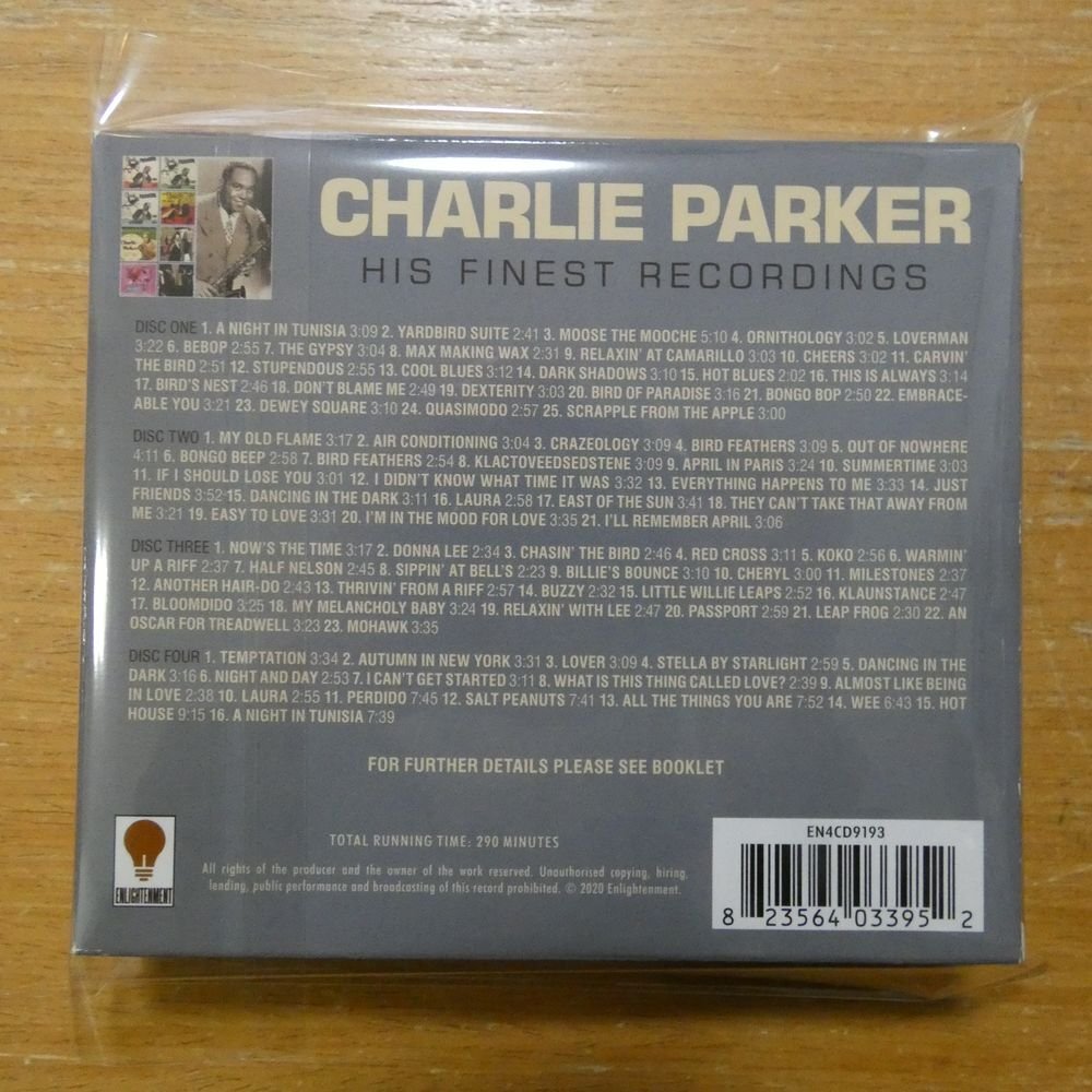 823564033952;【4CD】CHARLIE PARKER / HIS FINEST RECORDINGS　EN4CD-9193_画像2