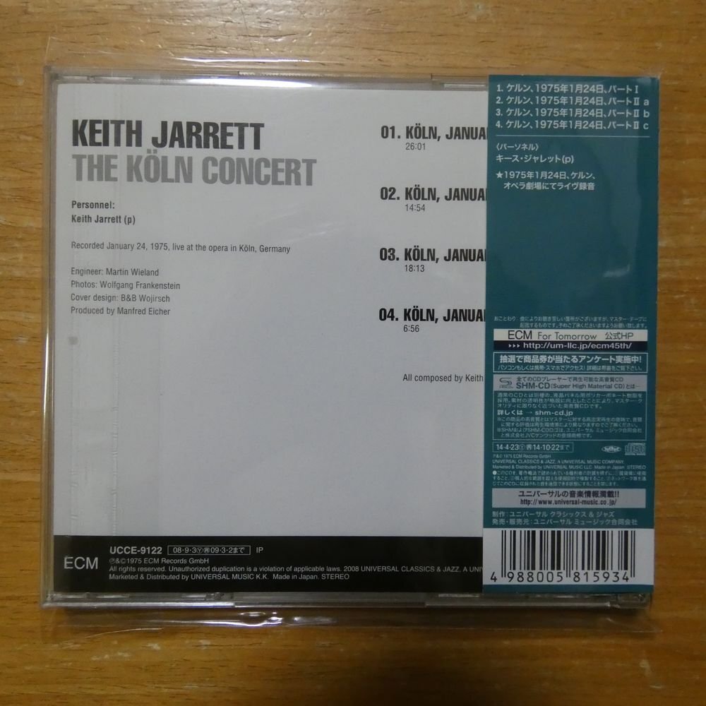 4988005815934;[SHM-CD] Keith *ja let / The *kerun* концерт UCCE-9122
