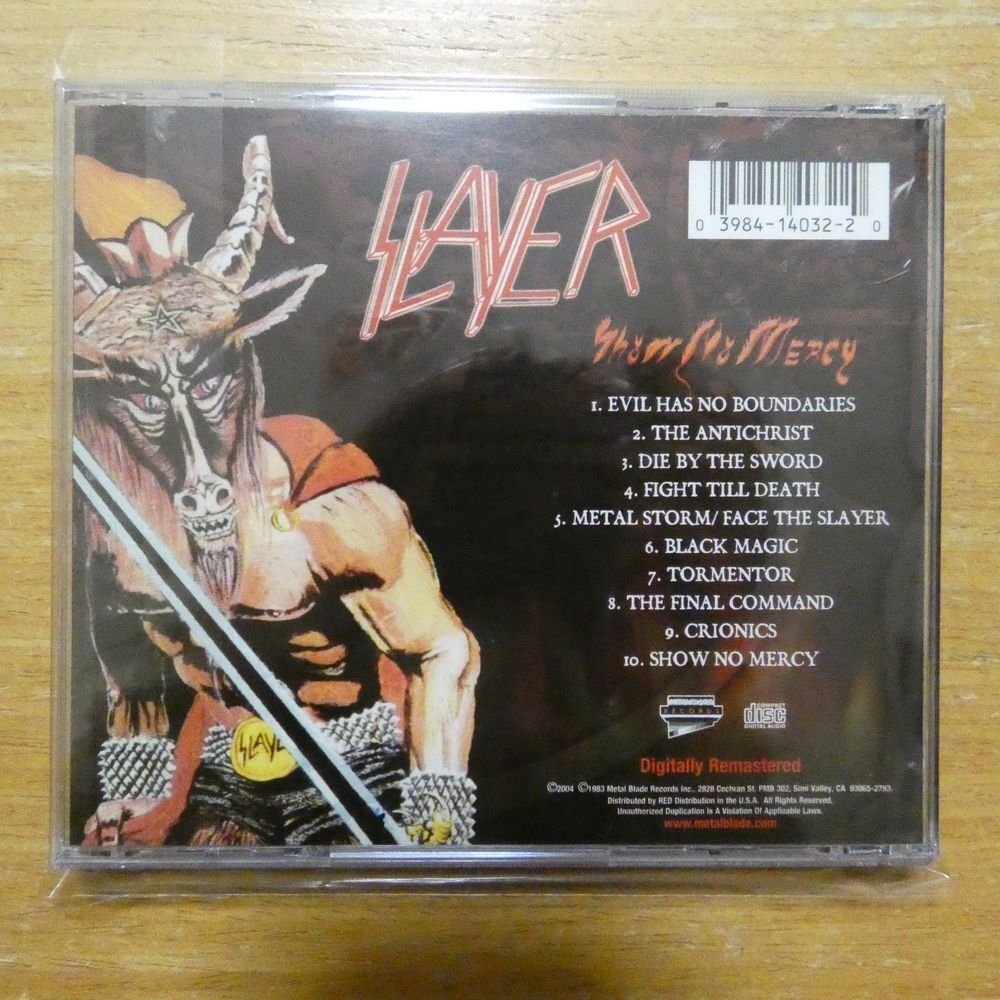 039841403220;[CD/li тормозные колодки ]SLAYER / Show No Mercy